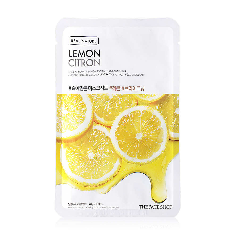 The Face Shop Real Nature Lemon Face Mask 20g