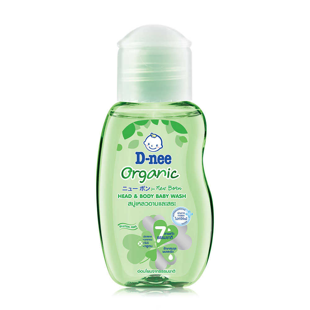 [Free Gift] D-nee Head & Body Baby Wash Organic 50ml