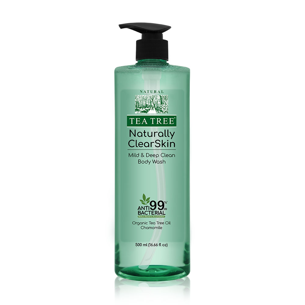 Tea Tree Naturally Clear Skin Mild & Deep Clean Body Wash 500ml