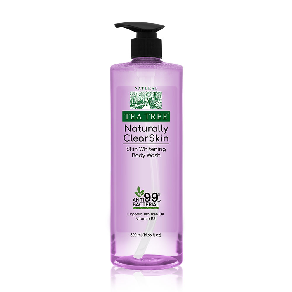 Tea Tree Naturally Clear Skin Whitening Body Wash 500ml