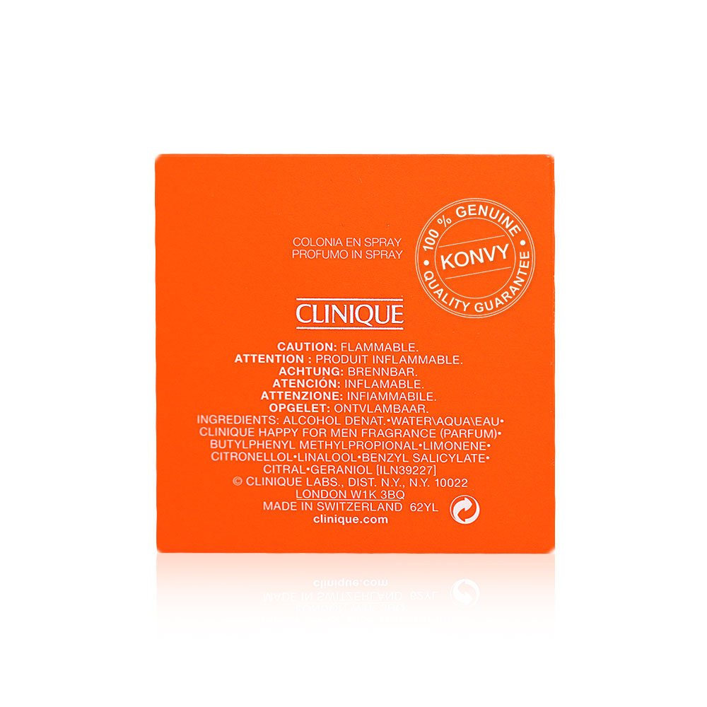 Clinique Happy For Men Cologne Spray EDT 50ml