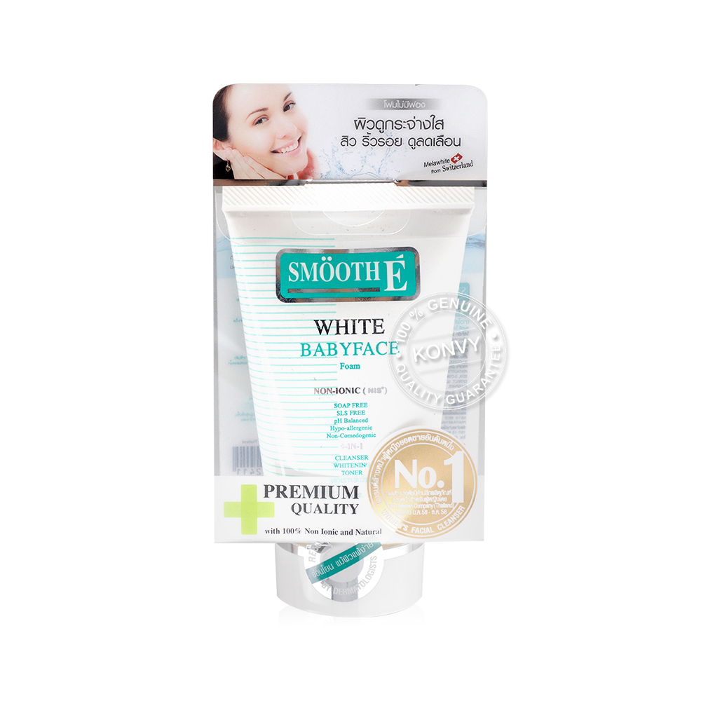 Smooth E White Babyface Foam 30g