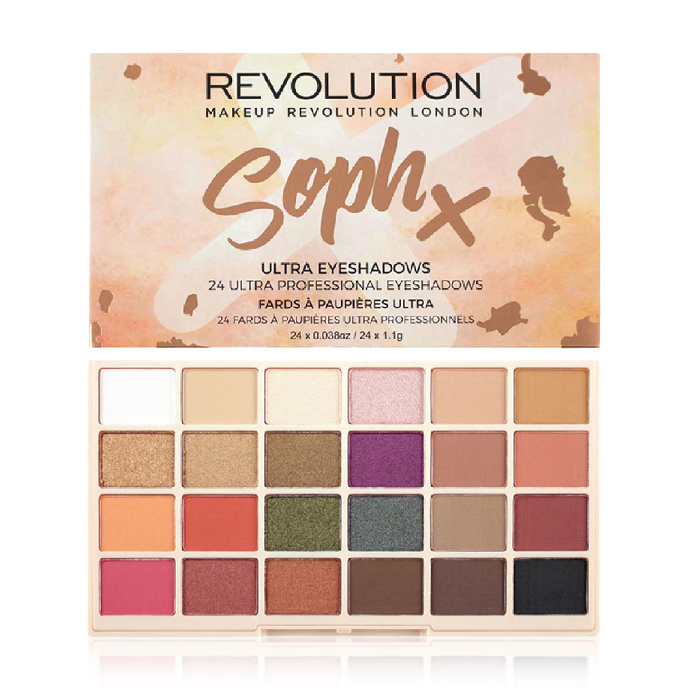 Makeup Revolution Soph X Eyeshadow 26.4g ( สินค้าหมดอายุ : 2026.03.01 ) 