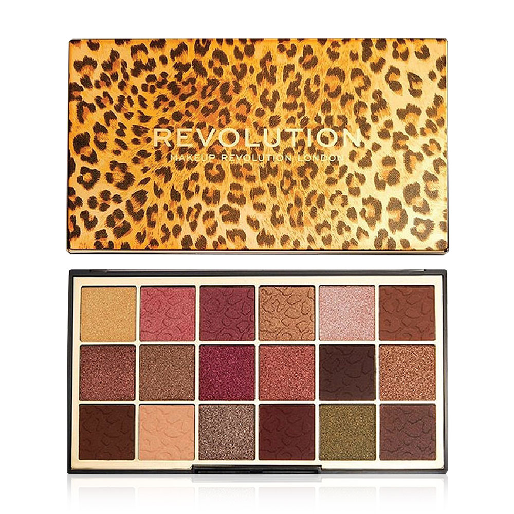Makeup Revolution Wild Animal Eyeshadow Palette 18g #Courage Palette ( สินค้าหมดอายุ : 2026.03.01 ) 