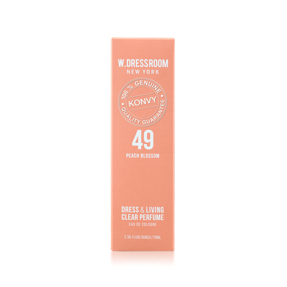 W.Dressroom Dress & Living Clear Perfume 70ml #49 Peach Blossom ( สินค้าหมดอายุ : 2026.01.04 ) 