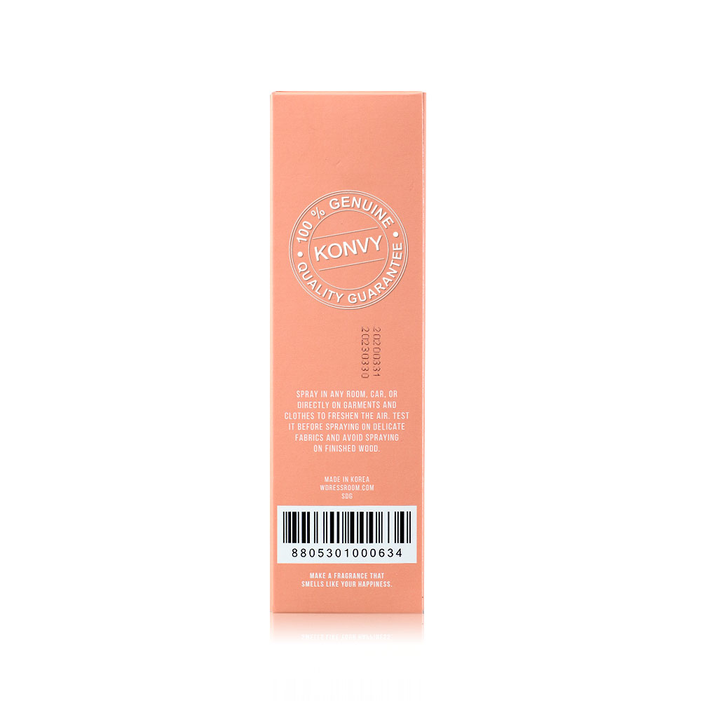 W.Dressroom Dress & Living Clear Perfume 70ml #49 Peach Blossom ( สินค้าหมดอายุ : 2026.01.04 ) 