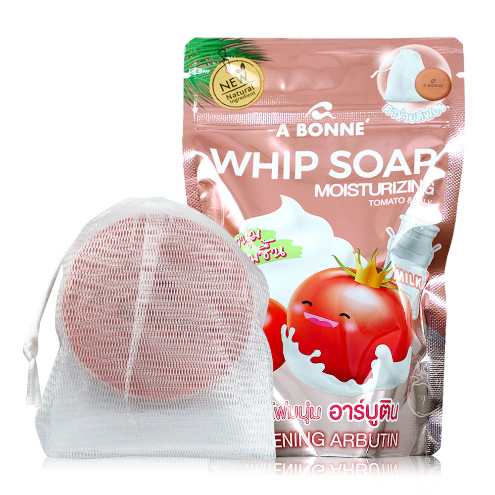 Abonne Whip Soap Moisturizing Tomato & Milk 100g