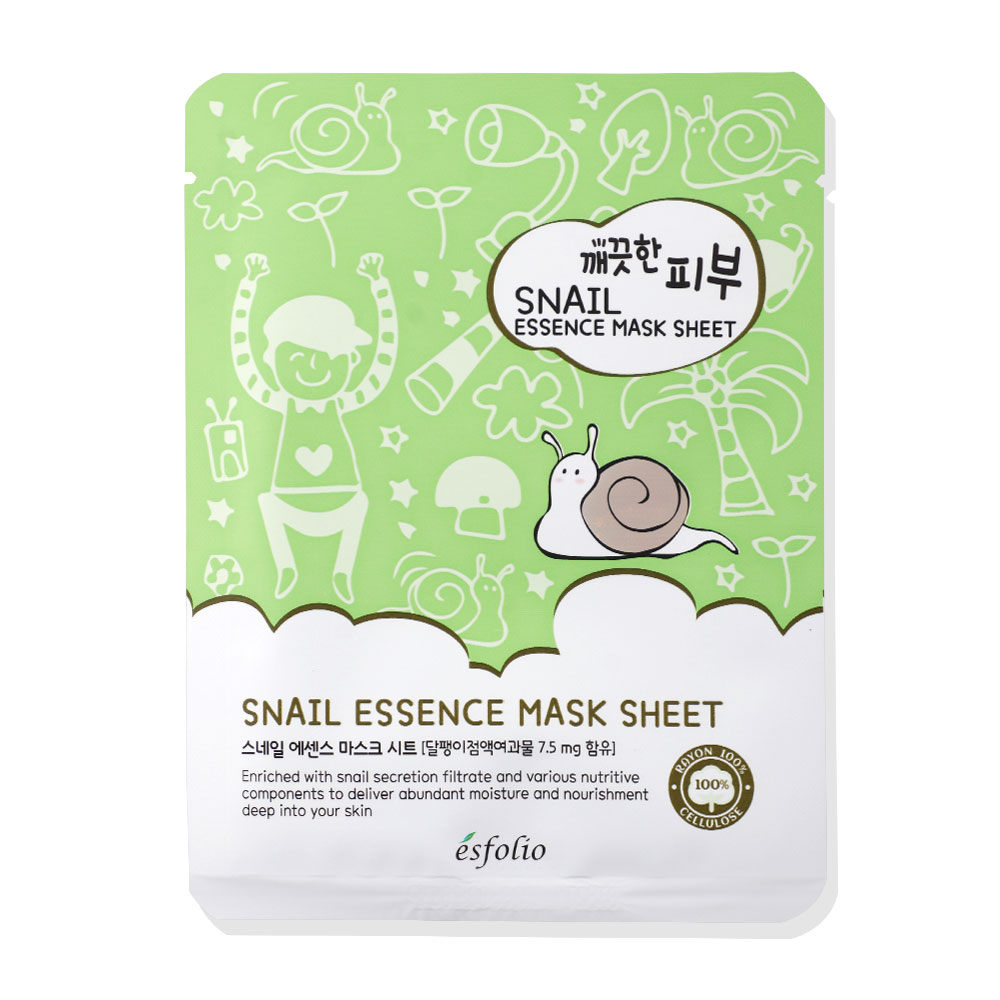Esfolio Pure Skin Snail Essence Mask Sheet 25ml