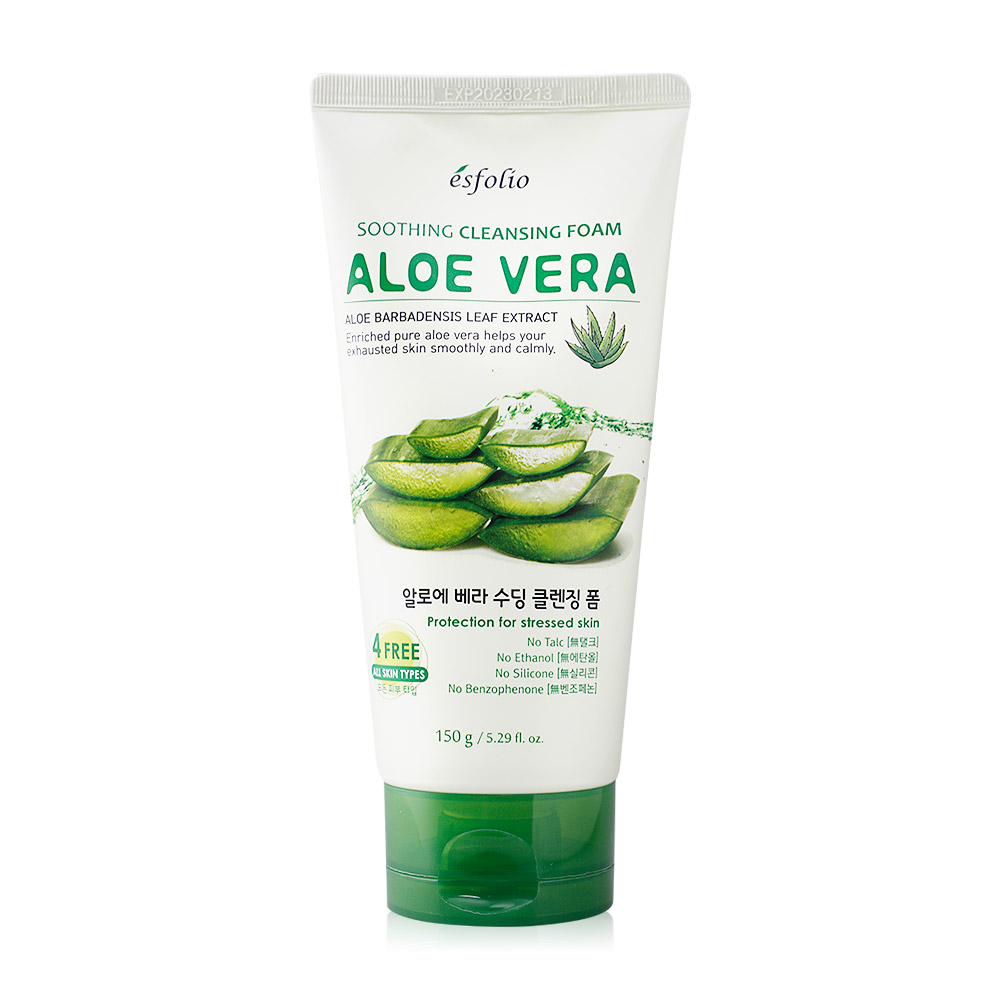 Esfolio Aloe Vera Soothing Cleansing Foam 150g