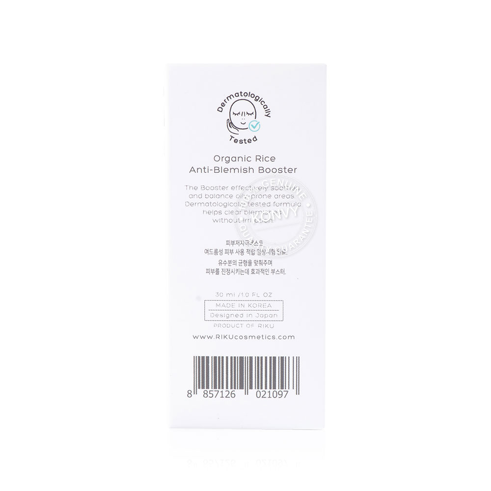 Riku Organic Rice Anti-Blemish Booster 30ml
