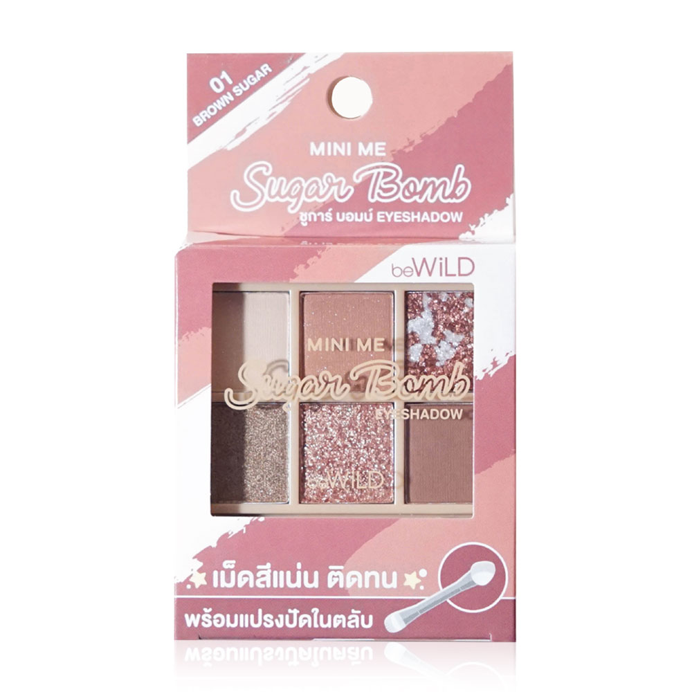 beWiLD Mini Me Sugar Bomb Eyeshadow 6g #01 Brown Sugar