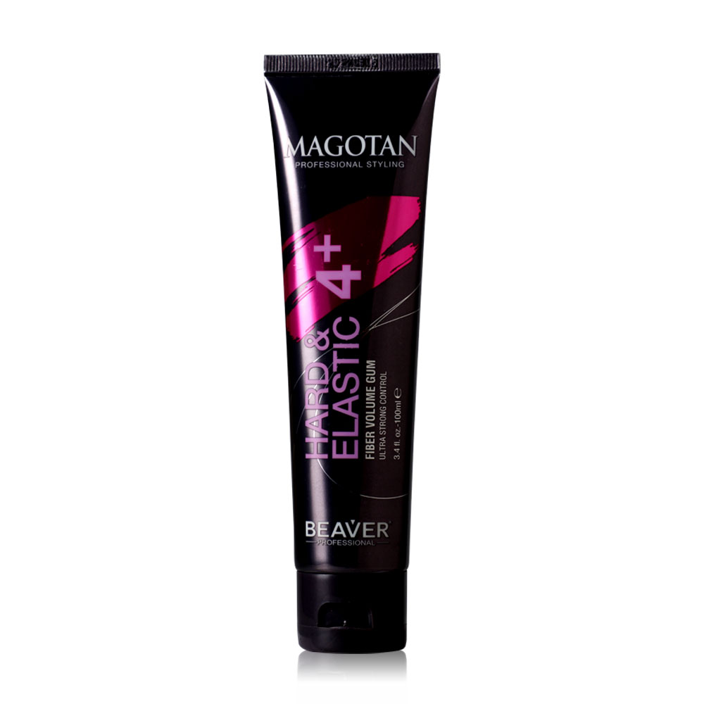Beaver Magotan Hard & Elastic 4+ Fiber Volume Gum Ultra Strong Control 100ml