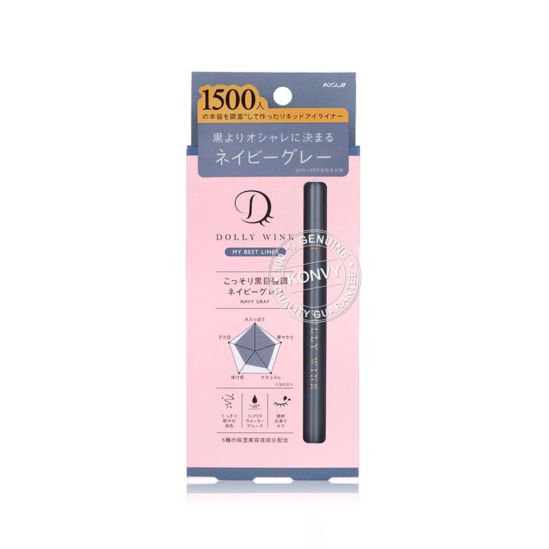 Dolly Wink My Best Liner 0.5ml #Navy Gray ( สินค้าหมดอายุ : 2025.10.01 ) 