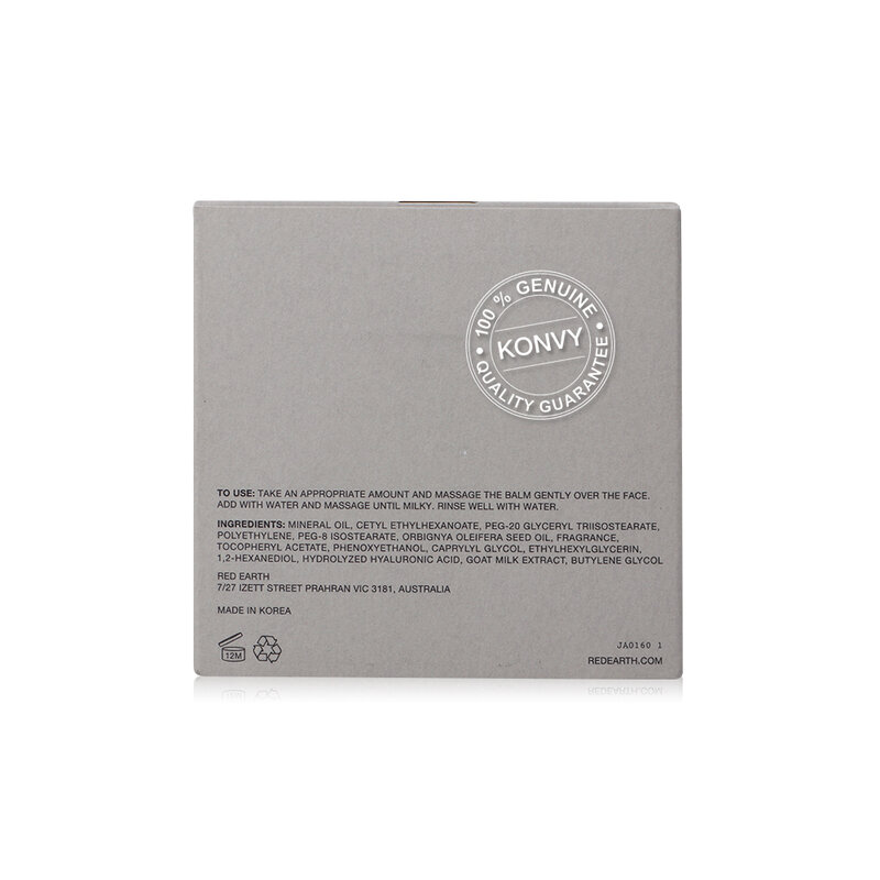 Red Earth Nourish Cleansing Balm With Goat Milk 120g