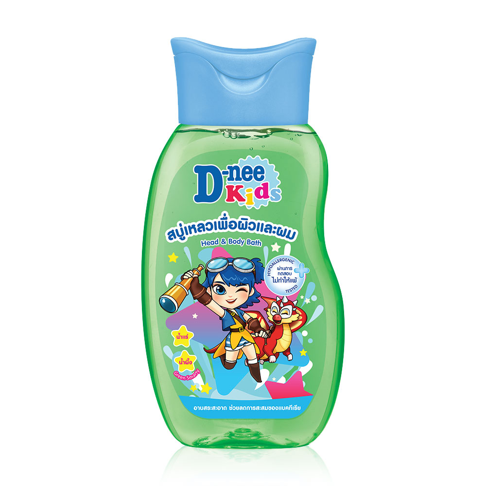 D-nee Kids Head & Body Bath 200ml [Green]