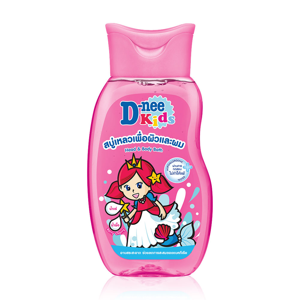 D-nee Kids Head & Body Bath 200ml [Pink]