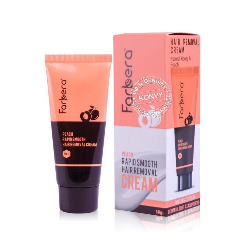 Farbera Rapid Smooth Hair Removal Cream Peach 50g