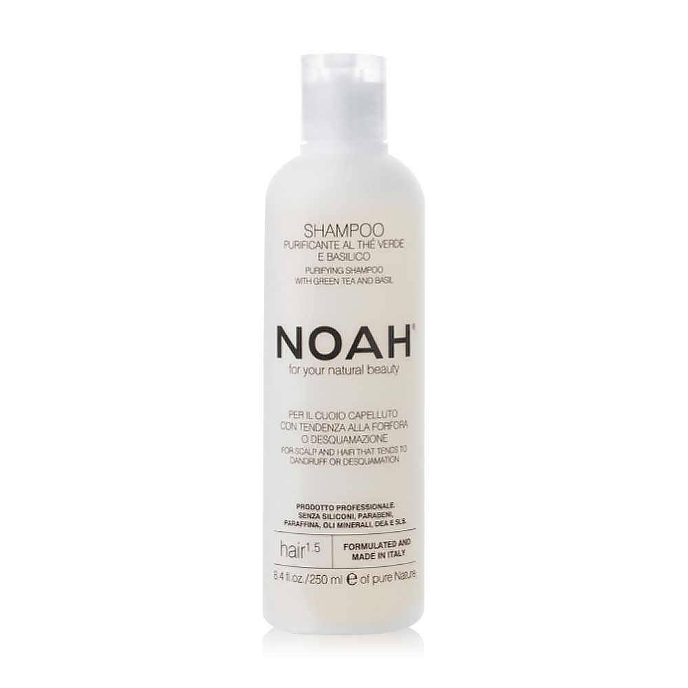 NOAH Purifying Shampoo with Green Tea and Basil 250ml
