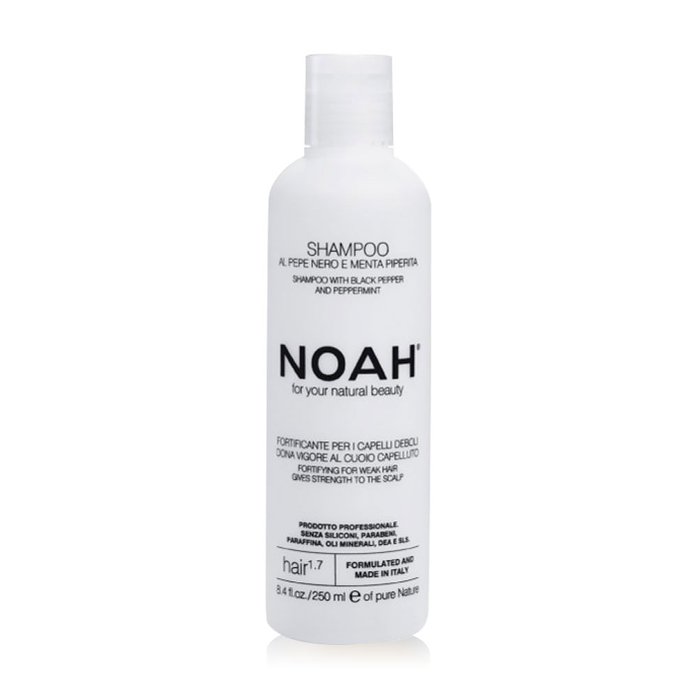 NOAH Shampoo with Black Pepper and Peppermint 250ml