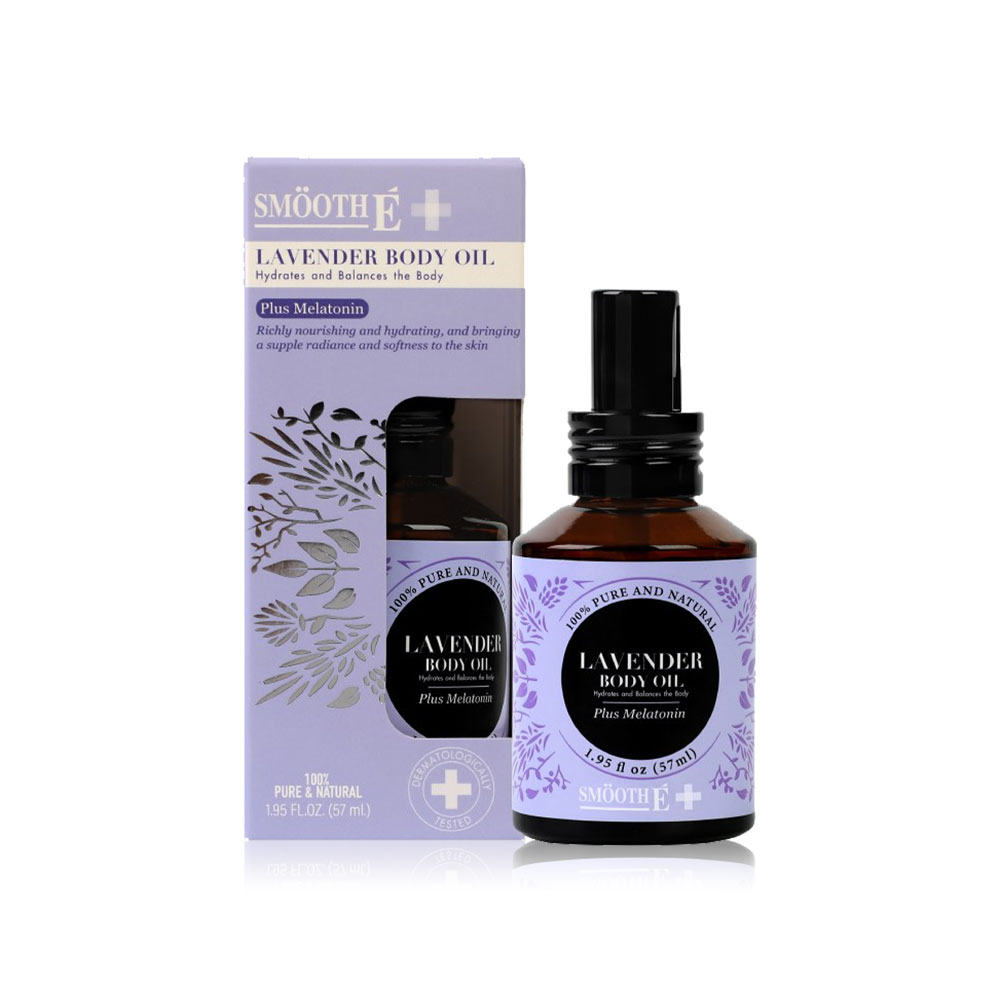 Smooth E Lavender Body Oil Plus Melatonin 57ml