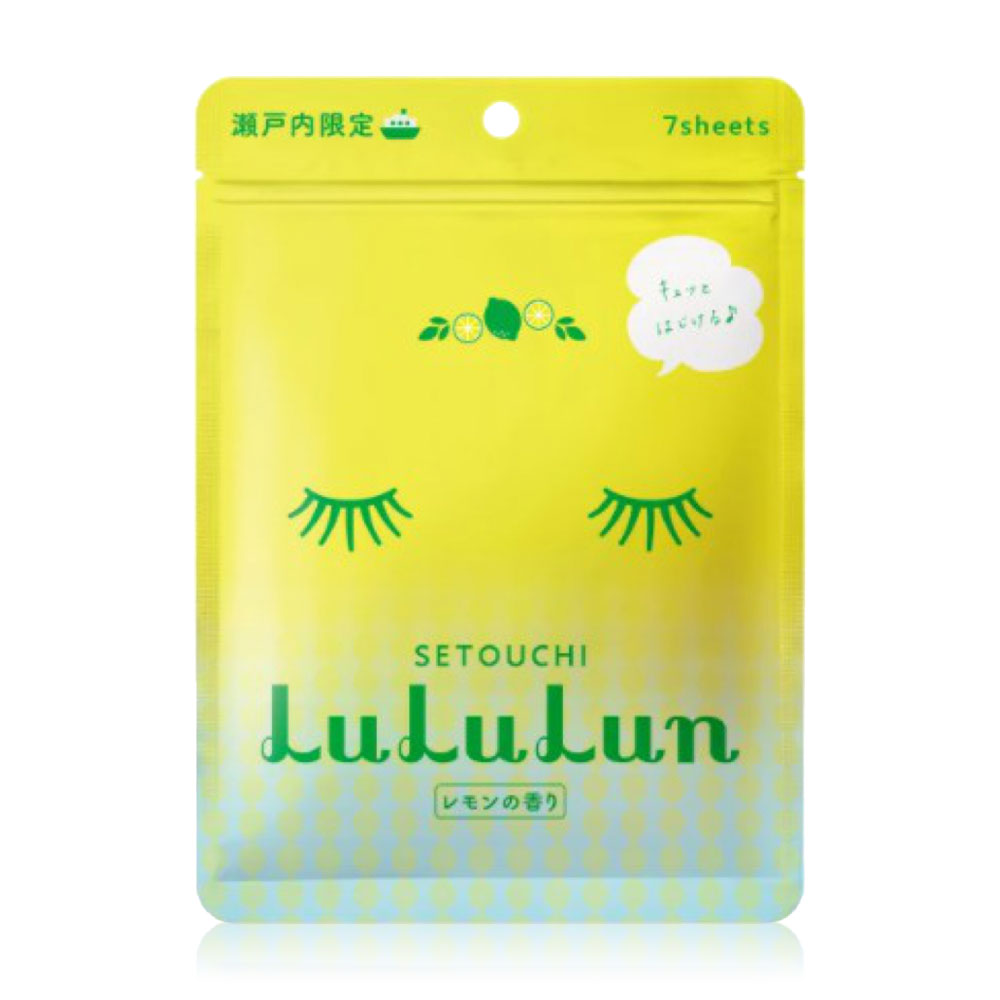 LuLuLun Premium Setouchi Lemon Face Mask 108ml [7 Sheets]