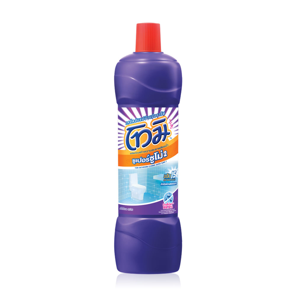 Tomi Bathroom Cleaner Bottle Violet Splash 850ml