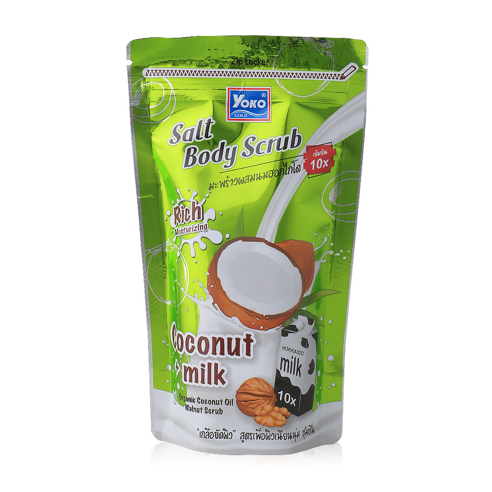 Yoko Gold Salt Body Scrub Coconut + Milk 350g