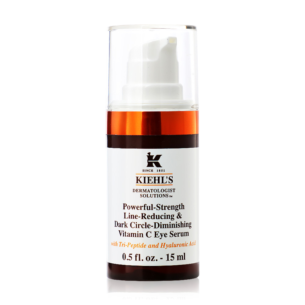 Kiehls Powerful Strength Line-Reducing & Dark Circle-Diminishing Vitamin C Eye Serum 15ml