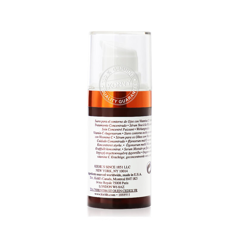 Kiehls Powerful Strength Line-Reducing & Dark Circle-Diminishing Vitamin C Eye Serum 15ml
