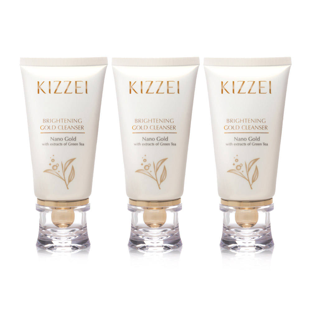 Kizzei Brightening Gold Cleanser [60g x 3pcs]