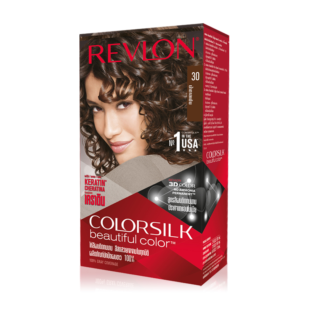 REVLON Colorsilk Beautiful Color with Keratin 130ml #30 Dark Brown
