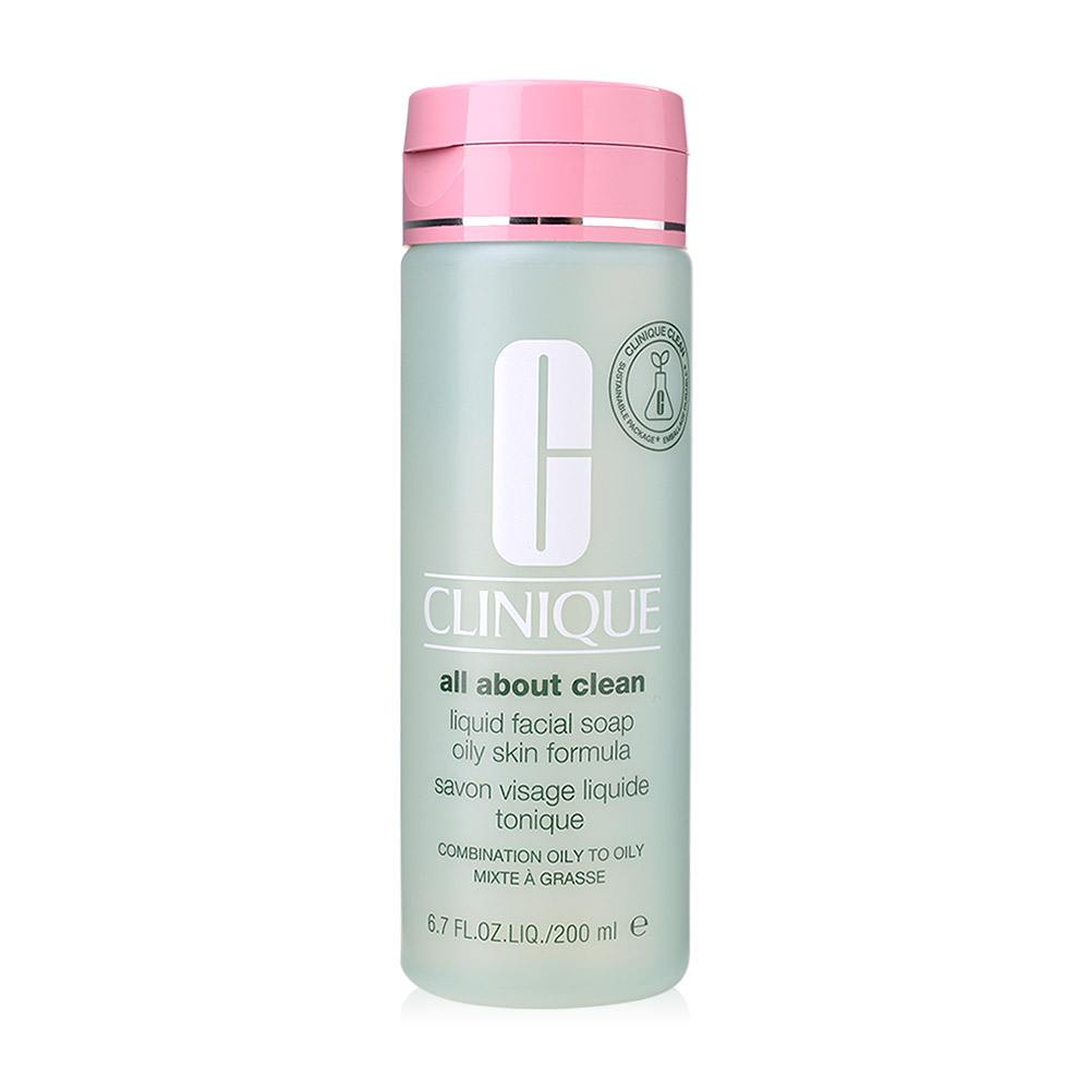Clinique All About Clean Liquid Facial Soap Oily Skin Formula 200ml