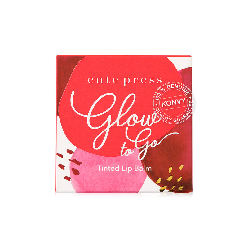 Cute Press Glow to Go Tinted Lip Balm 6.5g #03 Ruby Red