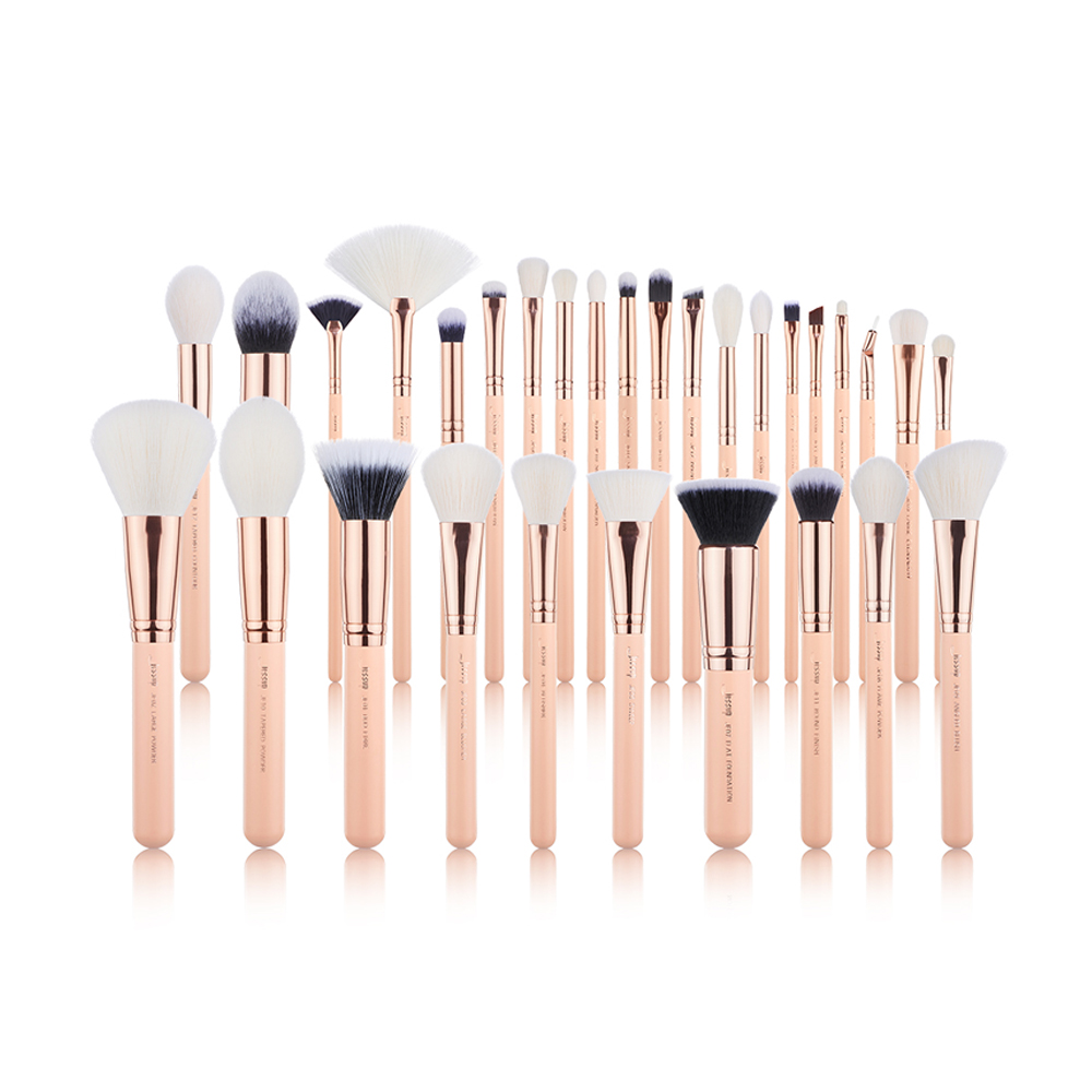 Jessup Professional Makeup Brushes Set 30pcs #T440 Naked Pink/Rose Gold