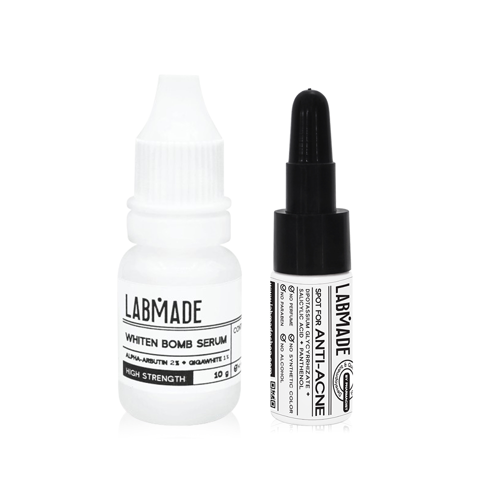 LABMADE Set 2 Items Spot for Anti Acne 6g + Whiten bomb Serum 10g