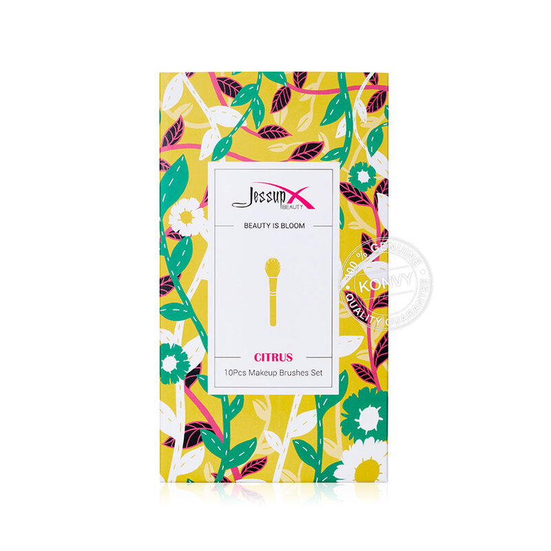 Jessup Professional Makeup Brushes Set 10pcs #T276 Citrus