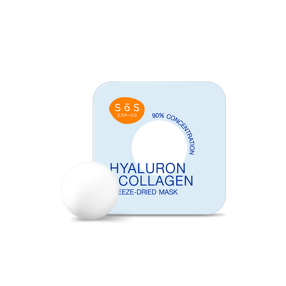 [Free Gift] SOS Hyaluron & Collagen Freeze Dried Mask 21g