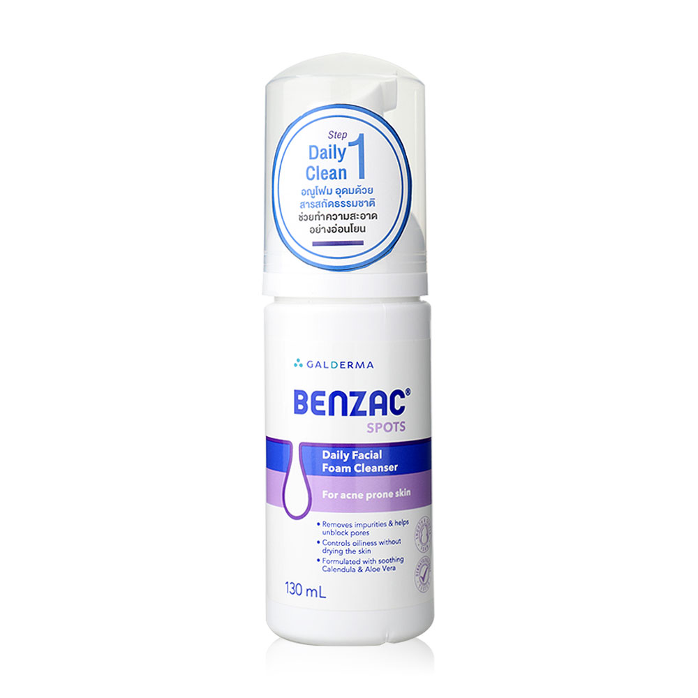 Benzac Spot Daily Facial Foam Cleanser 130ml