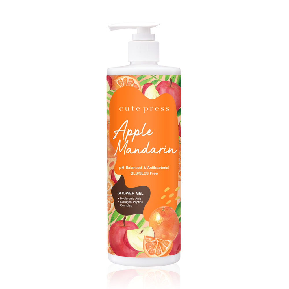 Cute Press Apple Mandarin Shower Gel 490ml
