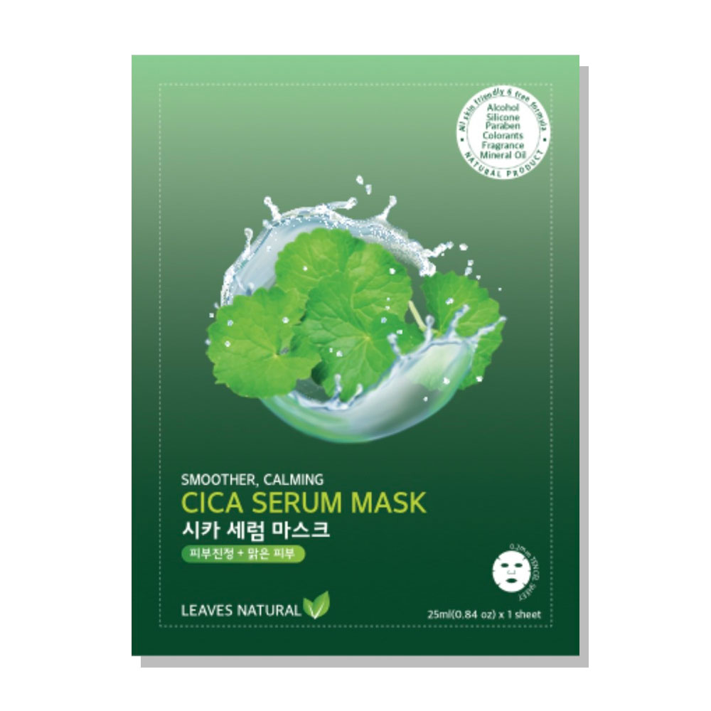 Leaves Natural Cica Serum Mask 25ml