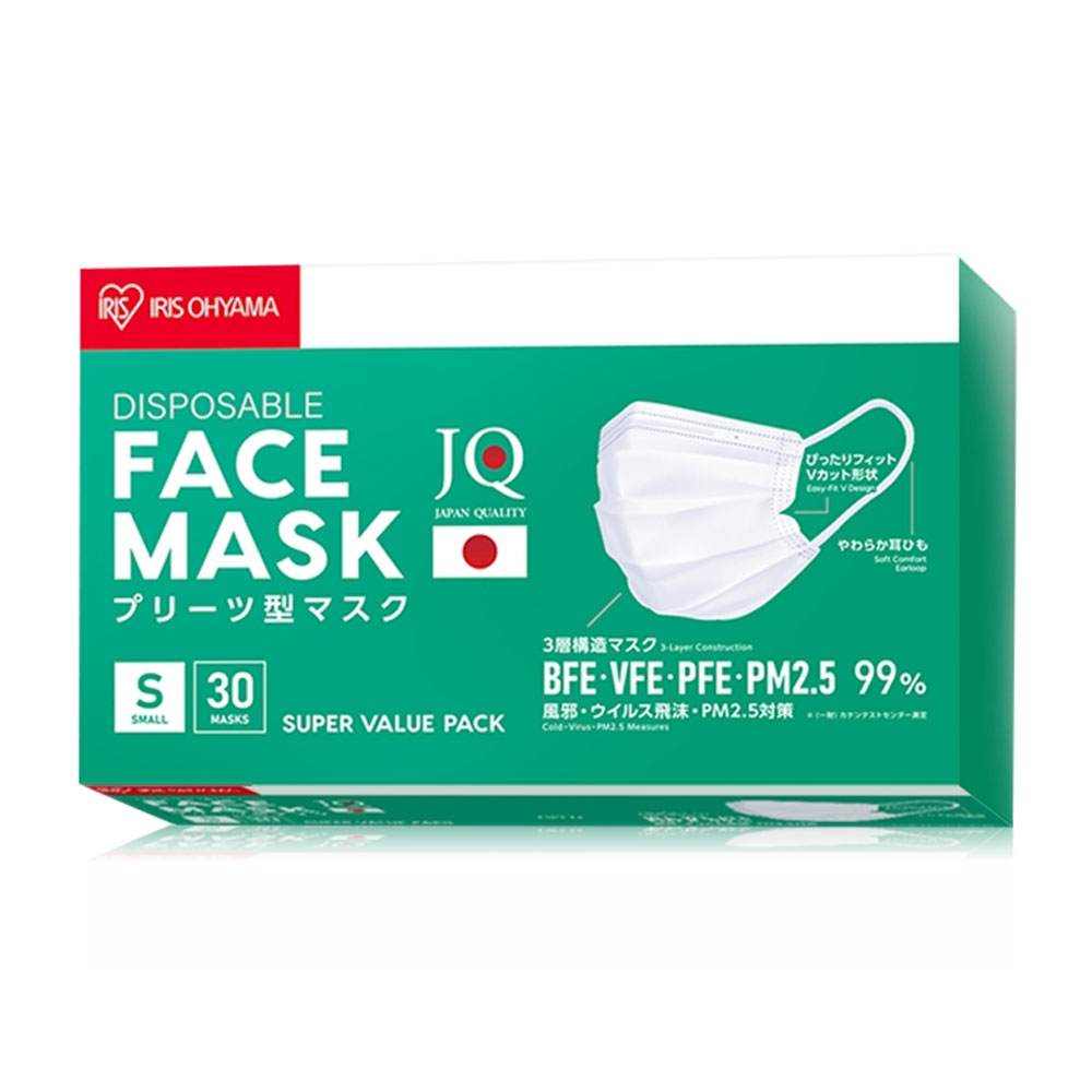 IRIS OHYAMA Disposable Face Mask Size S [30pcs]