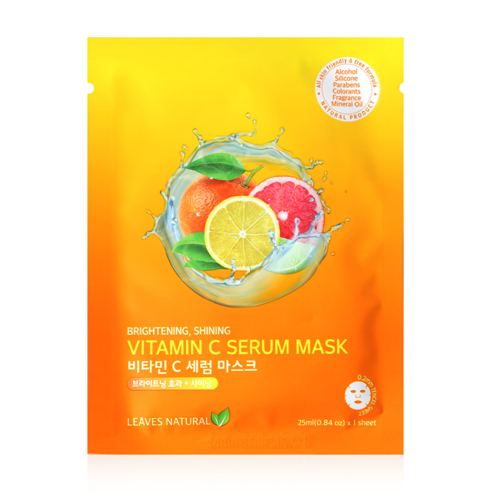 Leaves Natural Vitamin C Serum Mask 25ml