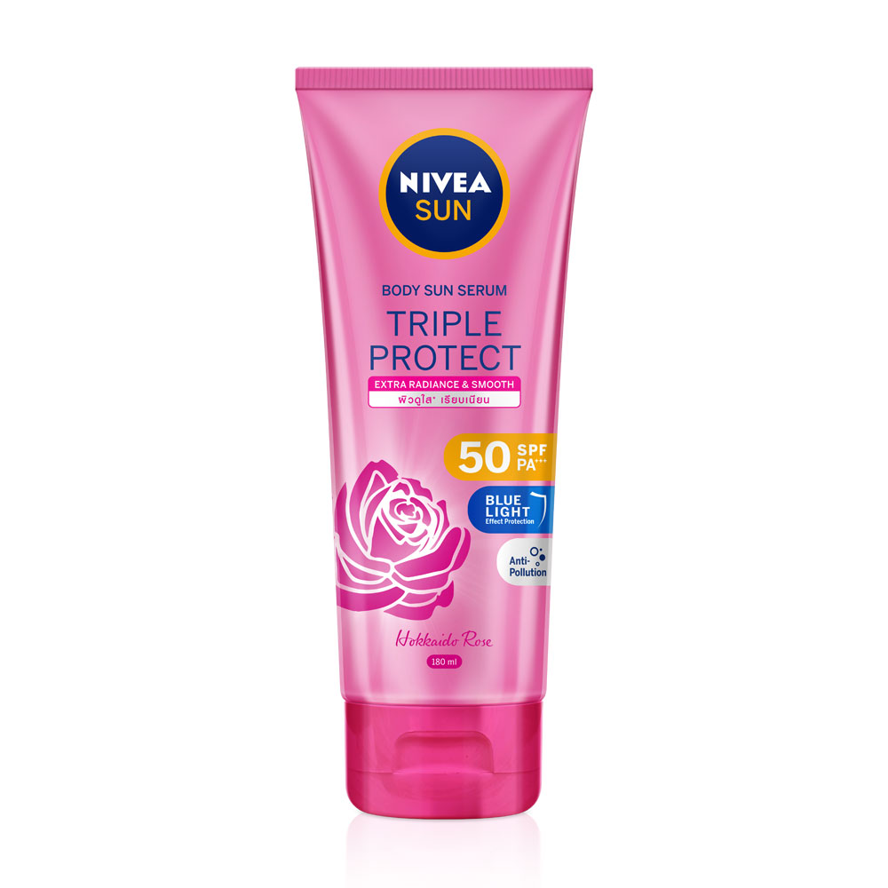 NIVEA Sun Triple Protect Extra Radiance & Smooth SPF50/PA+++ Body Serum 180ml