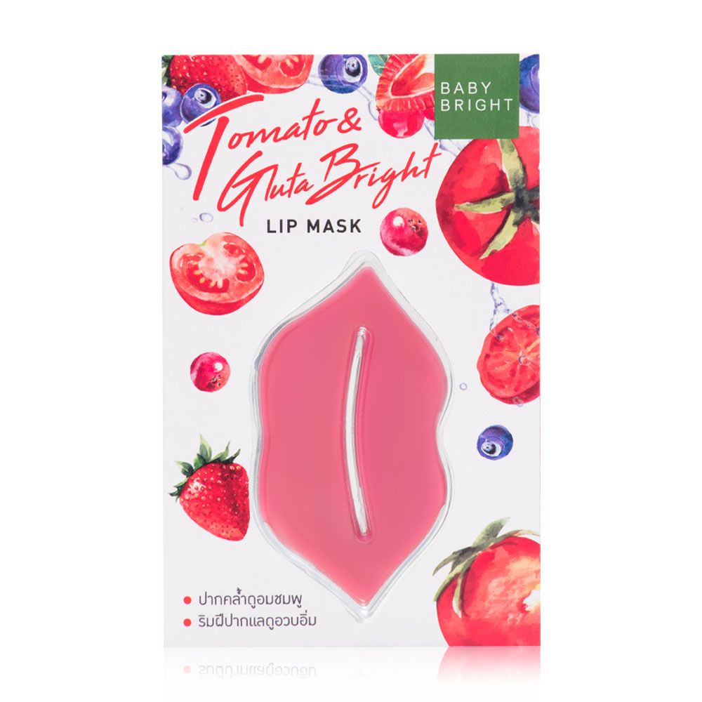 Baby Bright Tomato & Gluta Bright Lip Mask 10g