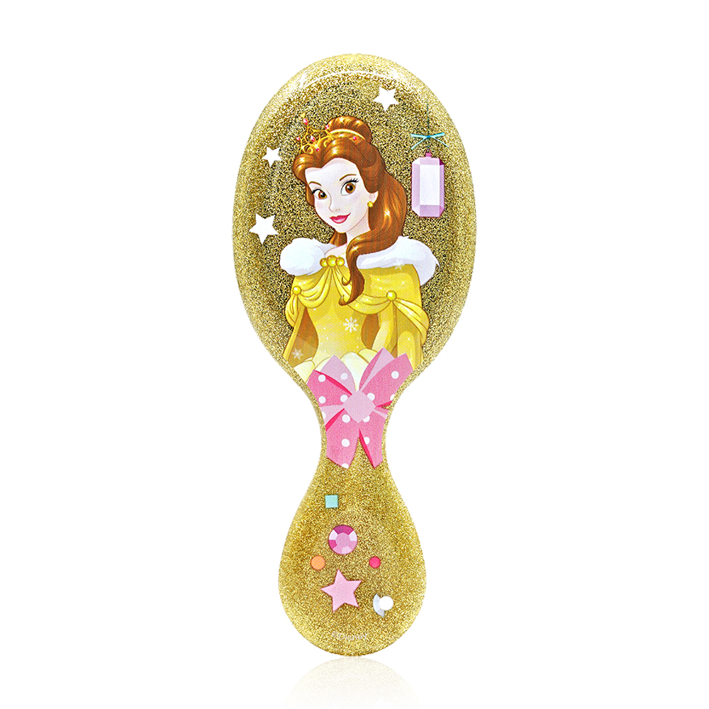 Wet Brush Disney Glitter Ball Mini Detangler 1pc #Belle