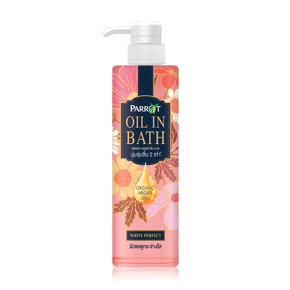 Parrot Oil in Bath White Perfect 400ml