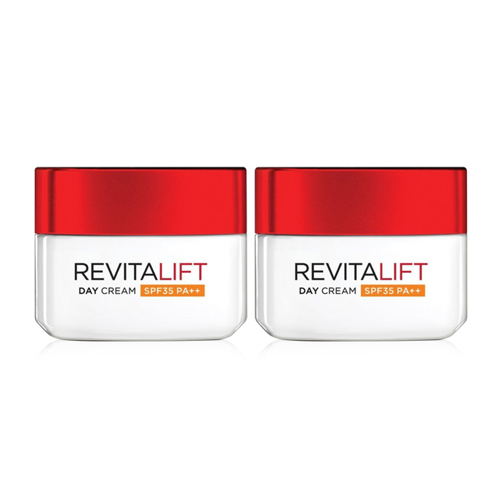 Loreal Paris Revitalift Anti-Wrinkle + Firming Day Cream SPF35/PA++ [50ml x 2pcs]
