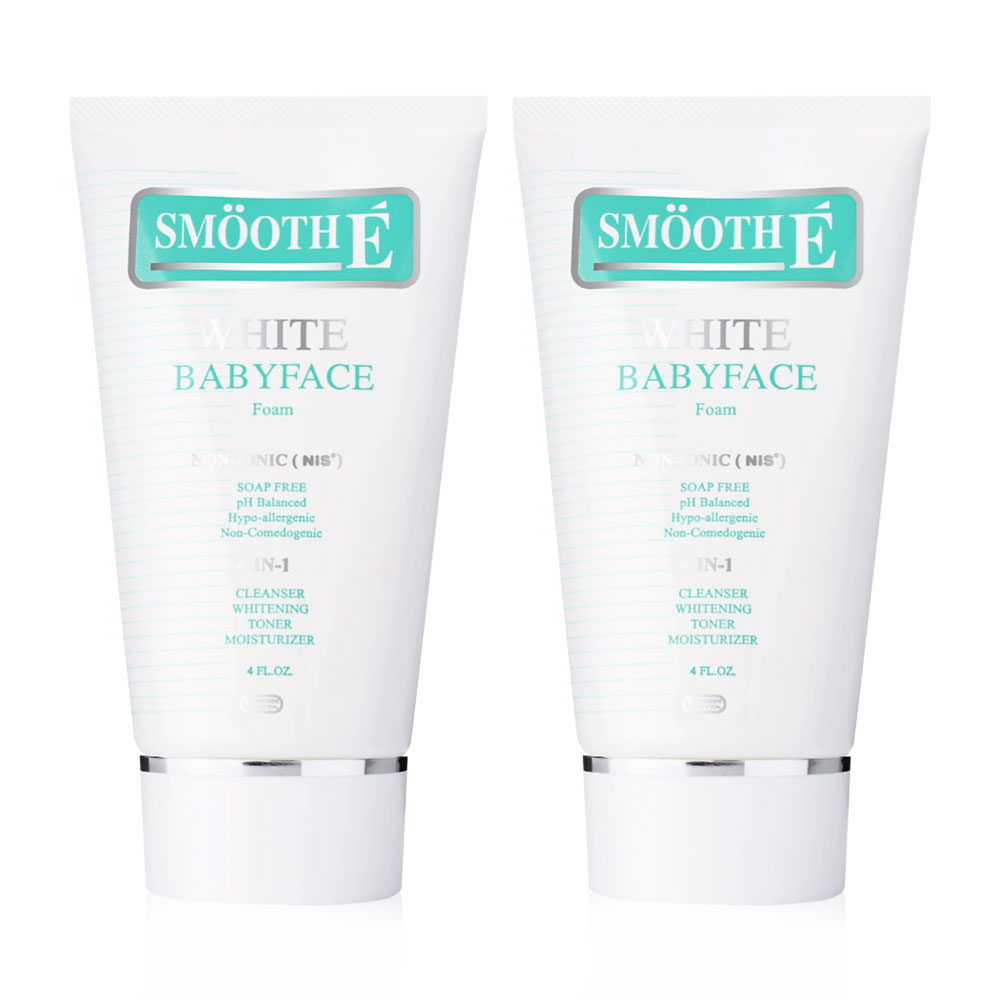 Smooth E White Babyface Foam [120g x 2pcs]