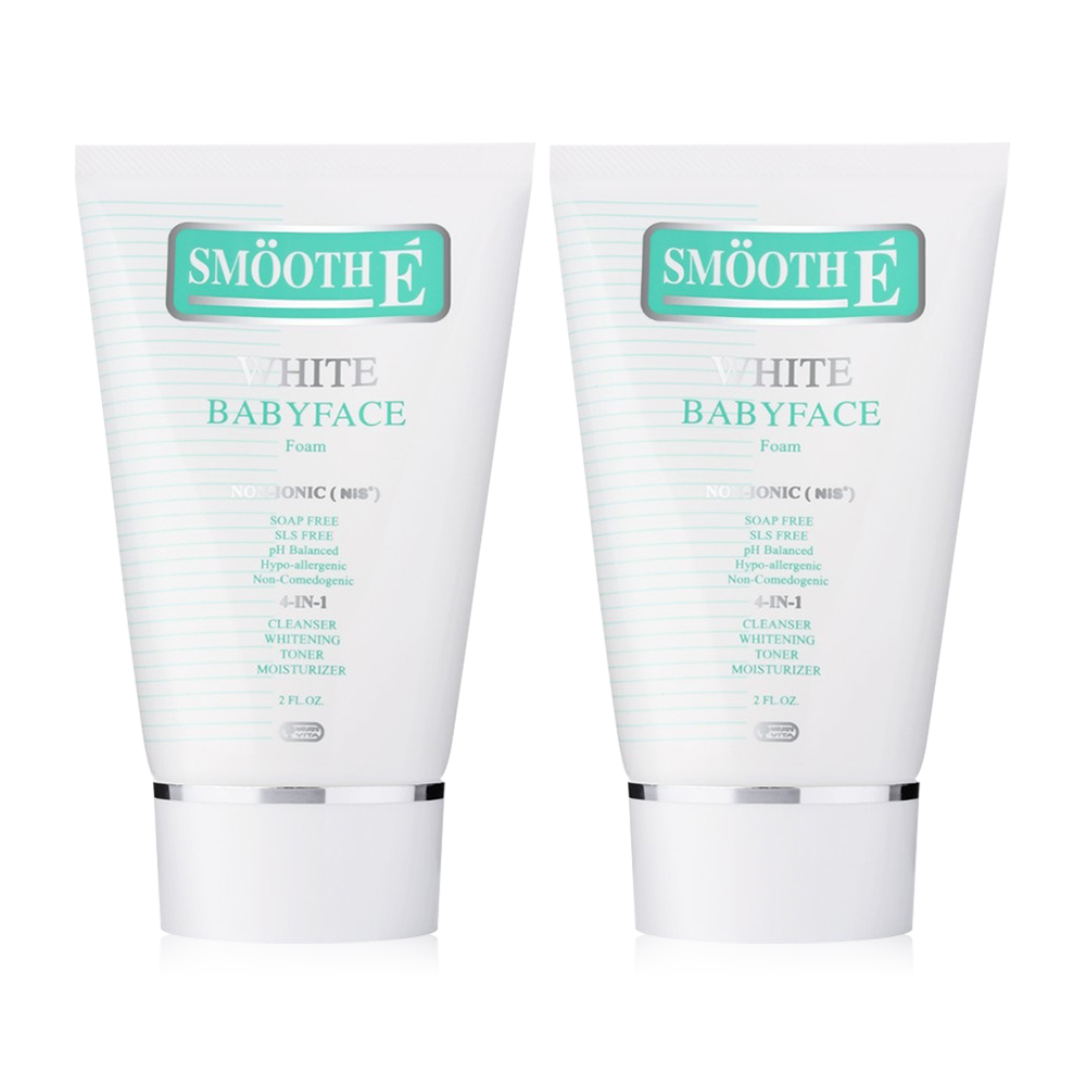Smooth E White Babyface Foam [60ml x 2pcs]