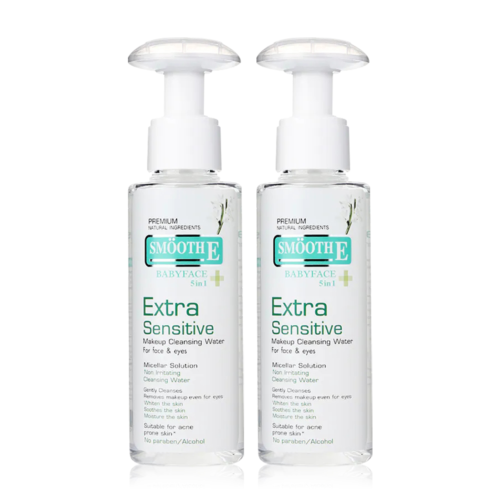 Smooth E Makeup Cleansing Water [80ml x 2pcs]